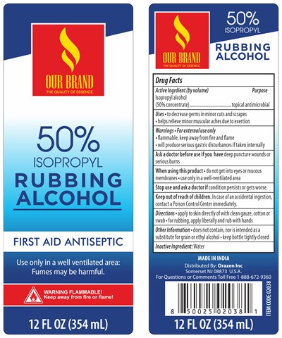 Our Brand Rubbing Alcohol 50 % (Our Brand Rubbing Alcohol 50)